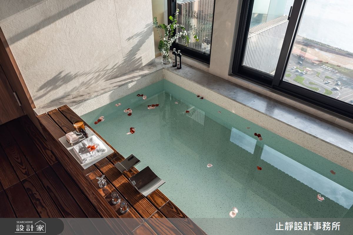 35坪新成屋(5年以下)＿現代風浴室案例圖片＿止靜設計事務所＿止靜_無邊・Endless之13