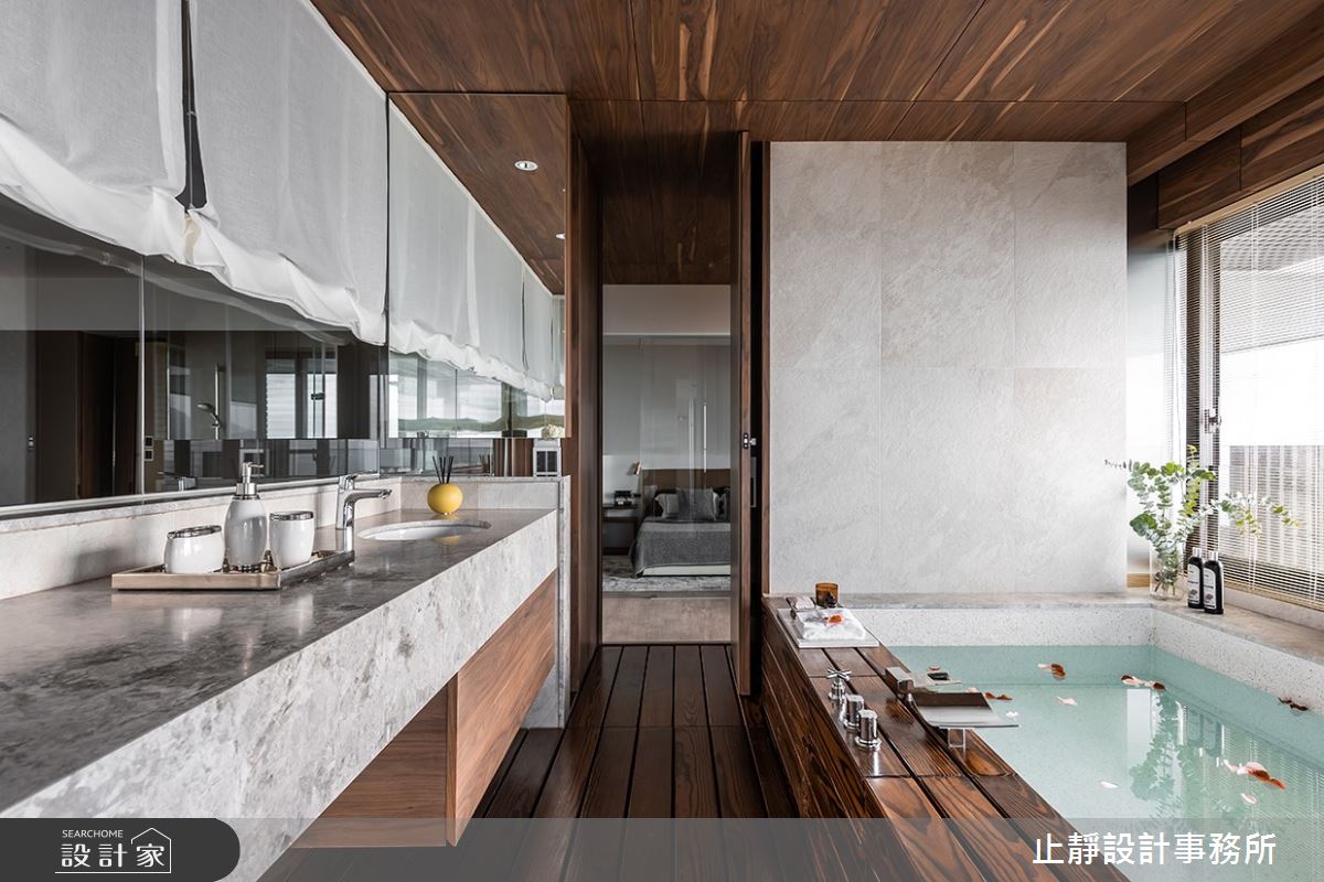 35坪新成屋(5年以下)＿現代風浴室案例圖片＿止靜設計事務所＿止靜_無邊・Endless之15