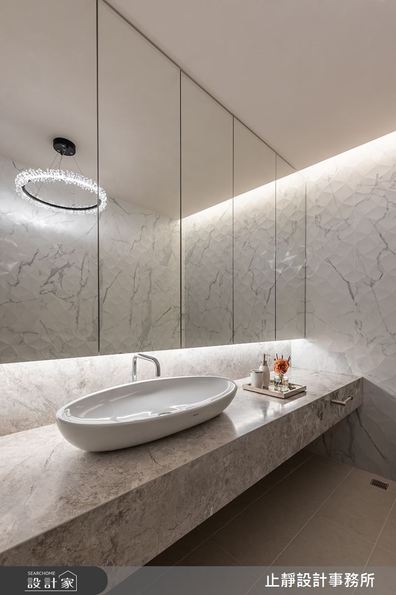 35坪新成屋(5年以下)＿現代風浴室案例圖片＿止靜設計事務所＿止靜_無邊・Endless之18