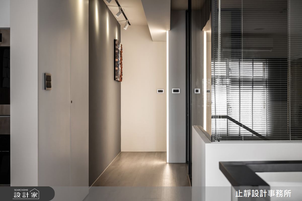 45坪老屋(16~30年)＿現代風走廊案例圖片＿止靜設計事務所＿止靜_好朋友・Good friend之15