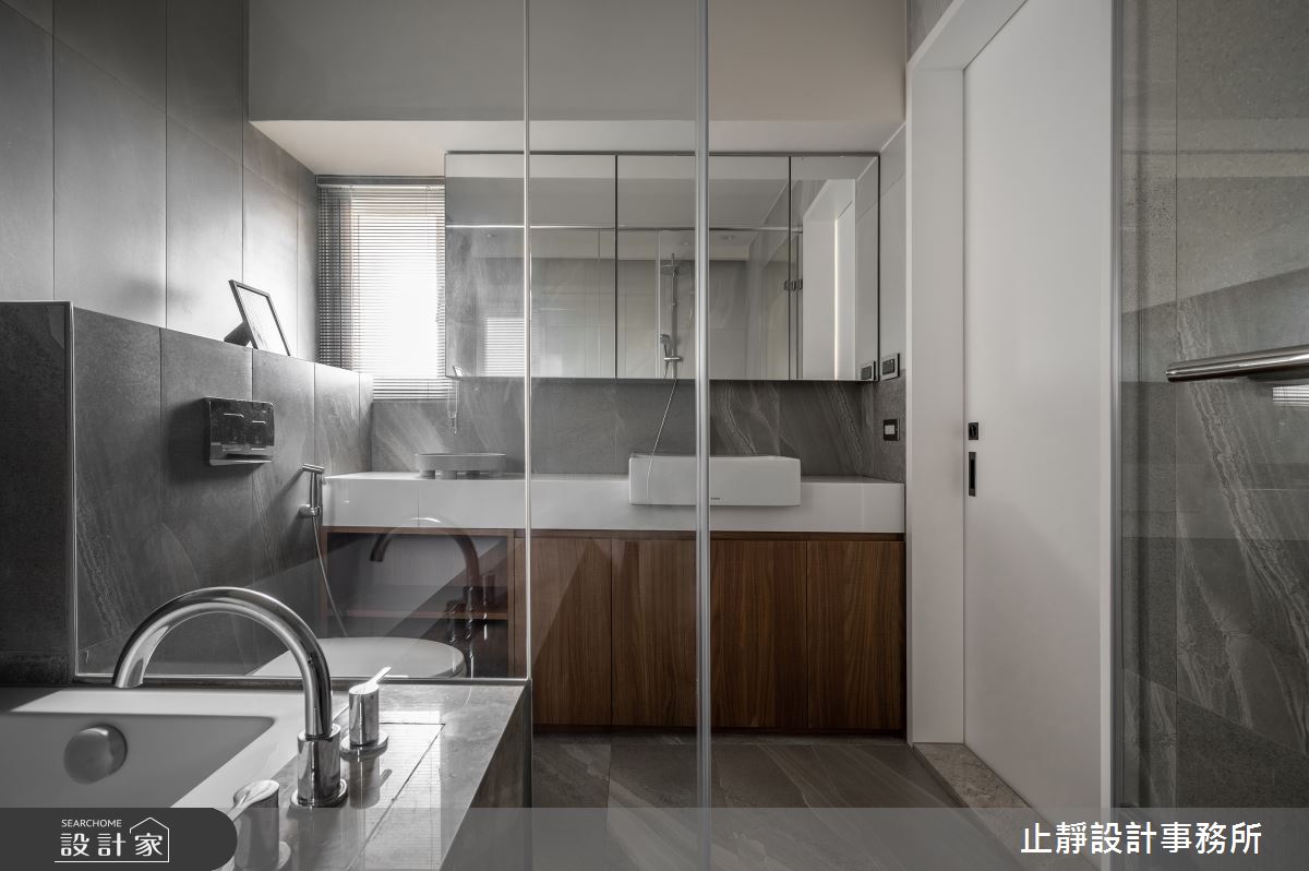 45坪老屋(16~30年)＿現代風浴室案例圖片＿止靜設計事務所＿止靜_好朋友・Good friend之23