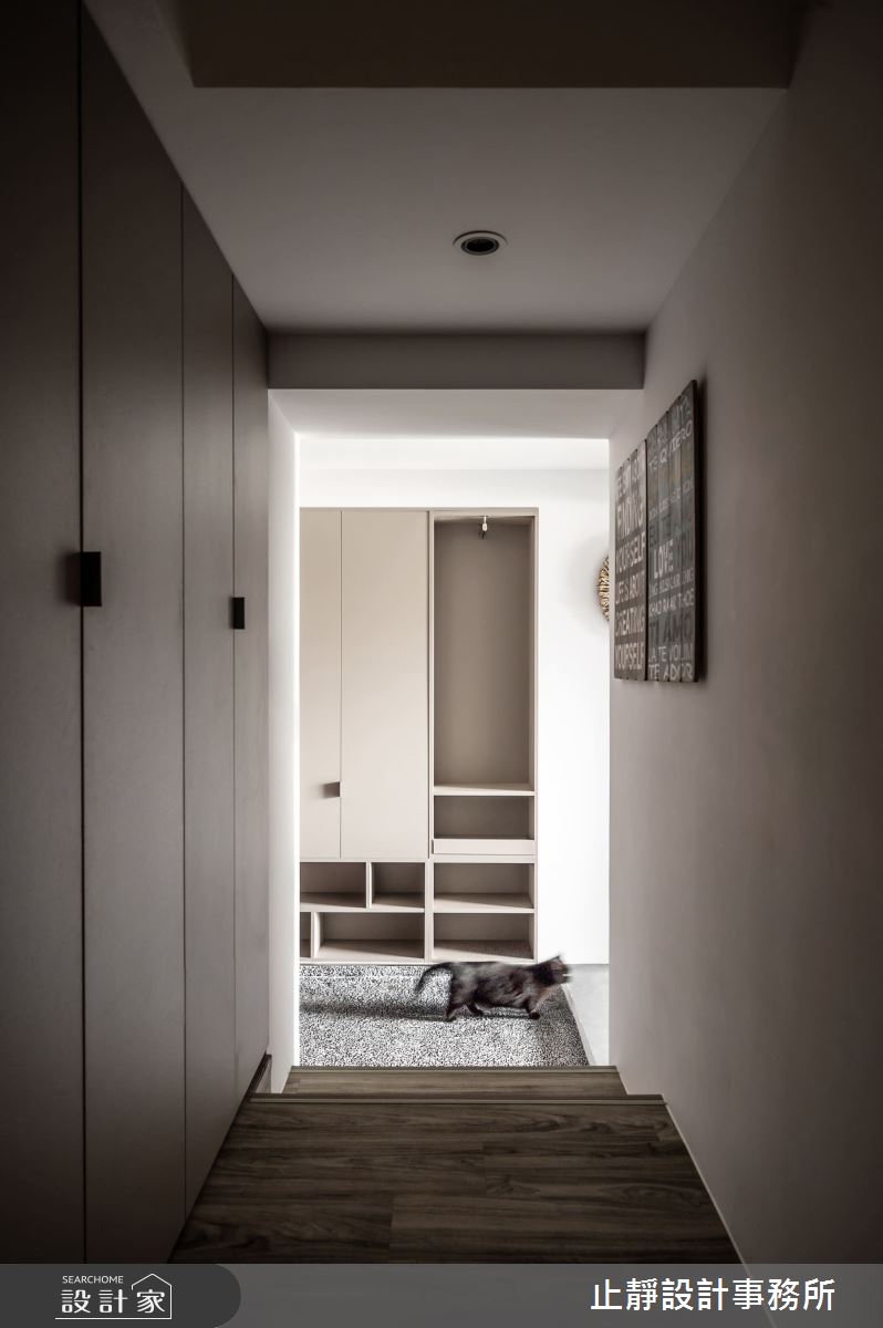 30坪新成屋(5年以下)＿現代風玄關案例圖片＿止靜設計事務所＿止靜_再一次・one more time之16
