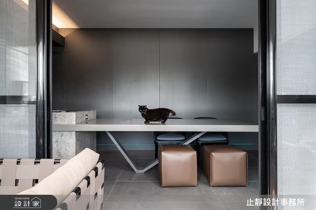 30坪新成屋(5年以下)＿現代風餐廳案例圖片＿止靜設計事務所＿止靜_再一次・one more time之30