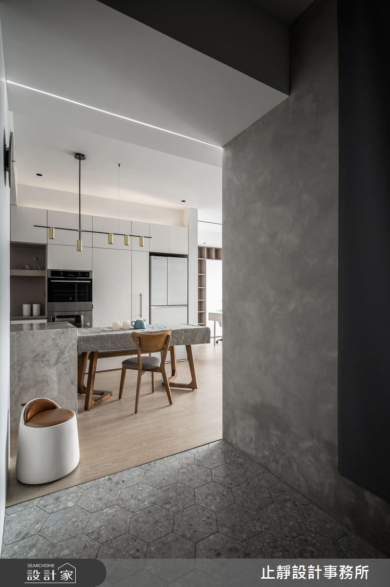 20坪新成屋(5年以下)＿現代風玄關案例圖片＿止靜設計事務所＿止靜_朗朗・confidence之2