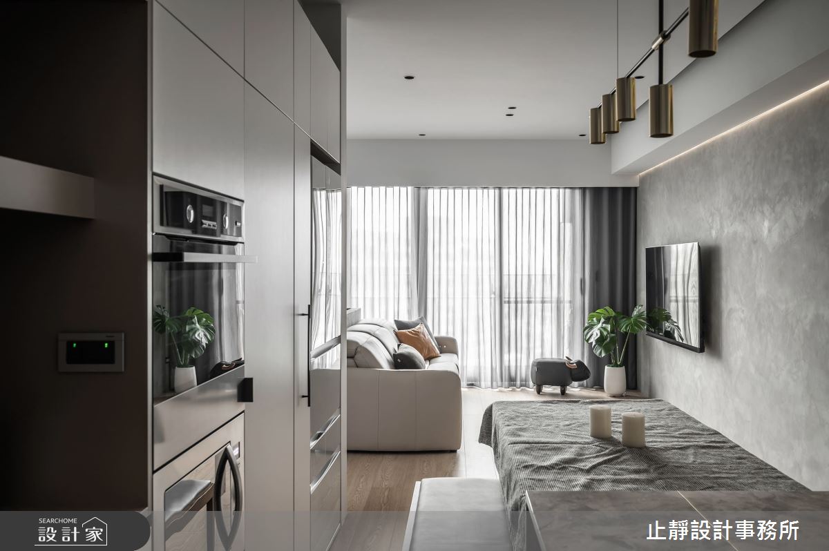 20坪新成屋(5年以下)＿現代風餐廳案例圖片＿止靜設計事務所＿止靜_朗朗・confidence之4