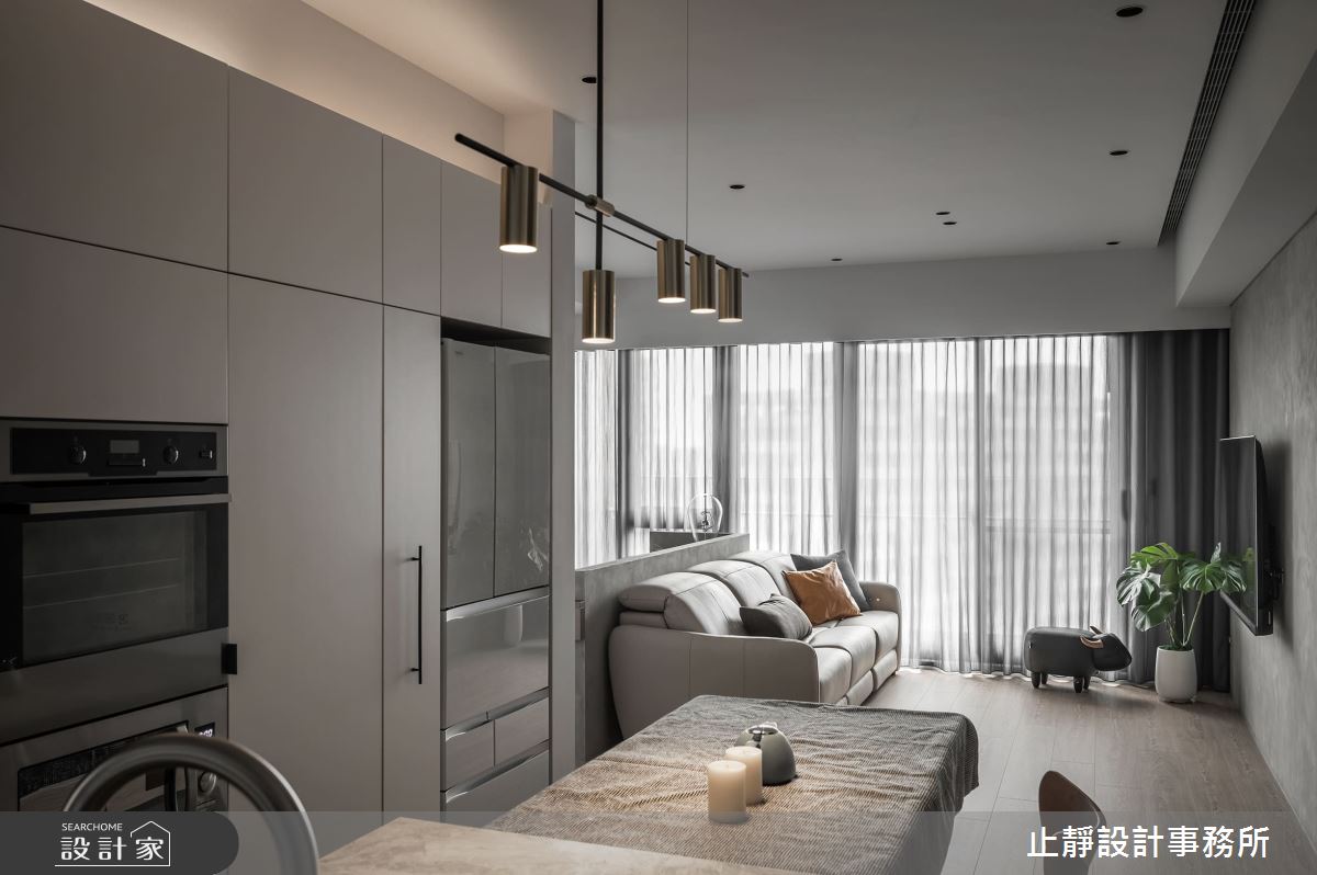 20坪新成屋(5年以下)＿現代風餐廳案例圖片＿止靜設計事務所＿止靜_朗朗・confidence之21