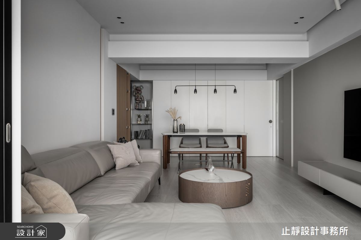 35坪老屋(16~30年)＿現代風客廳餐廳案例圖片＿止靜設計事務所＿止靜_重逢・met again之5