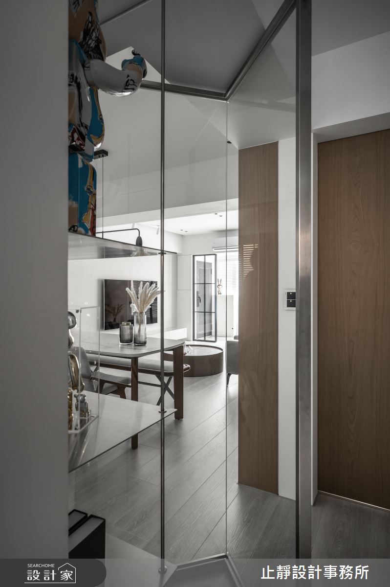 35坪老屋(16~30年)＿現代風玄關案例圖片＿止靜設計事務所＿止靜_重逢・met again之17