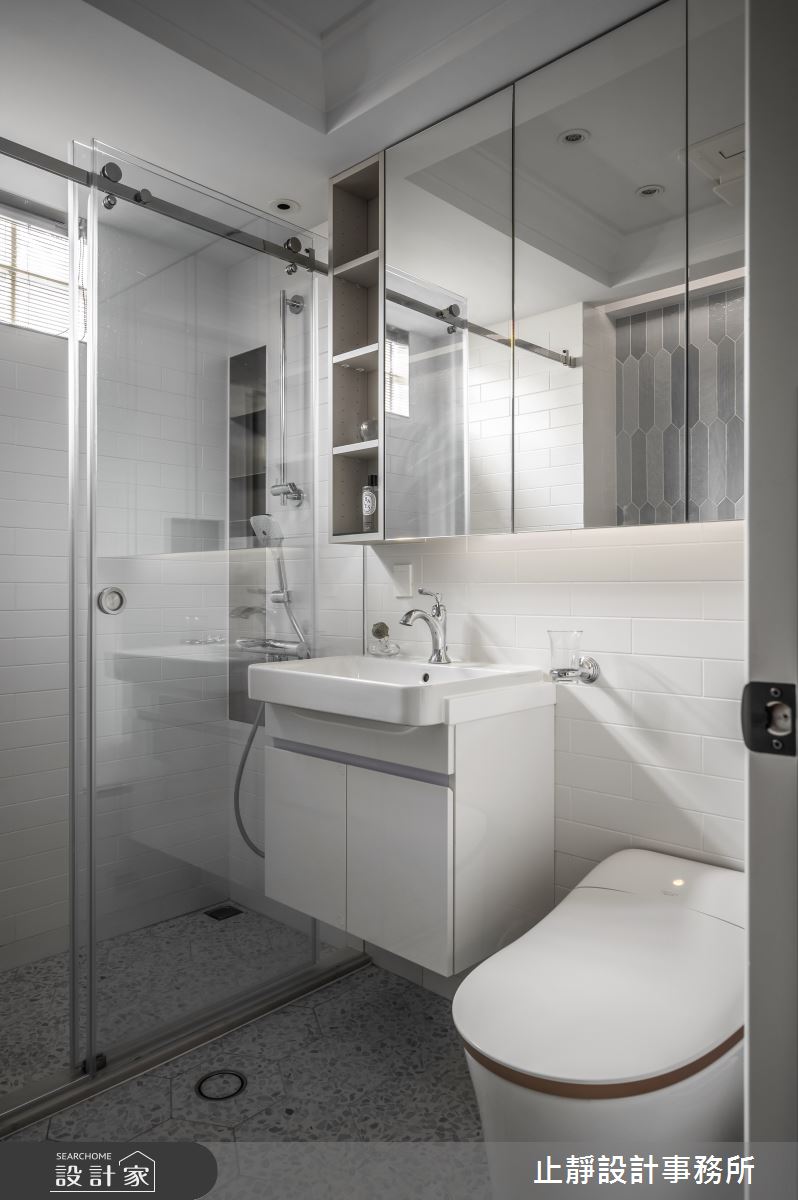 35坪老屋(16~30年)＿現代風浴室案例圖片＿止靜設計事務所＿止靜_重逢・met again之31