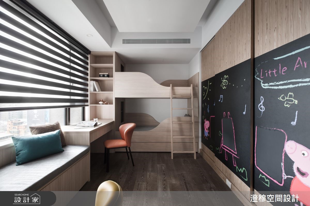 44坪新成屋(5年以下)＿現代風兒童房兒童房臥榻案例圖片＿澄穆空間設計＿澄穆_09之12