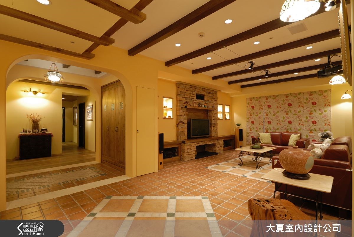 95坪新成屋(5年以下)＿鄉村風案例圖片＿大夏室內設計公司＿大夏_02之3