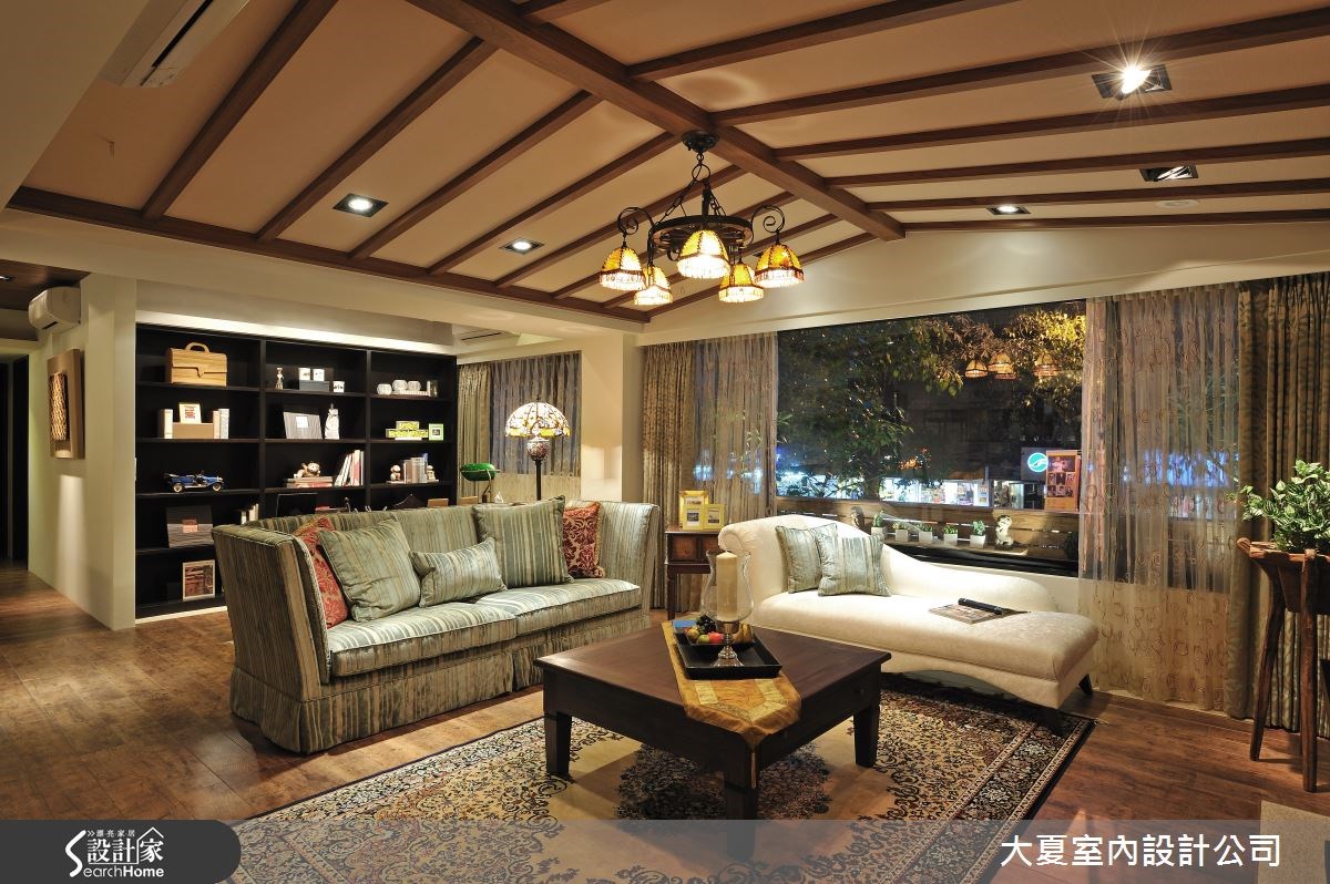 44坪老屋(16~30年)＿鄉村風客廳案例圖片＿大夏室內設計公司＿大夏_05之3
