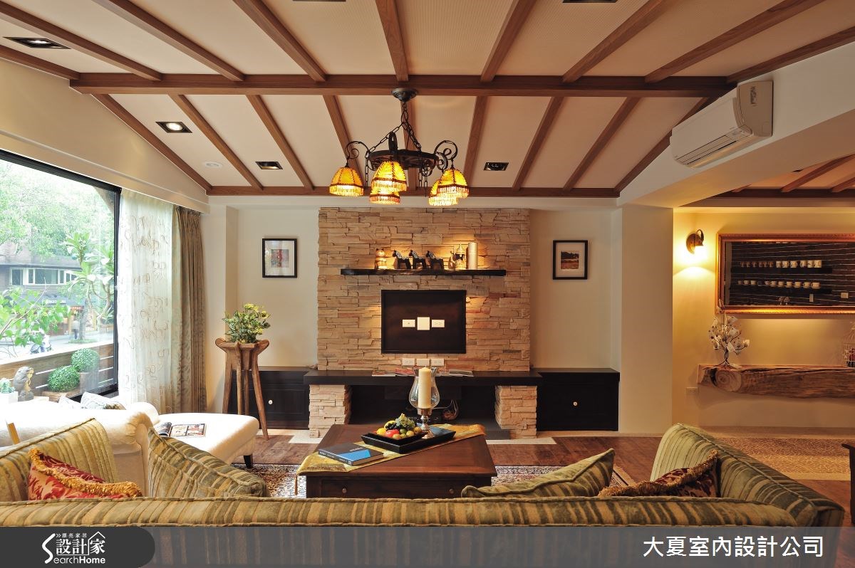 44坪老屋(16~30年)＿鄉村風客廳案例圖片＿大夏室內設計公司＿大夏_05之4