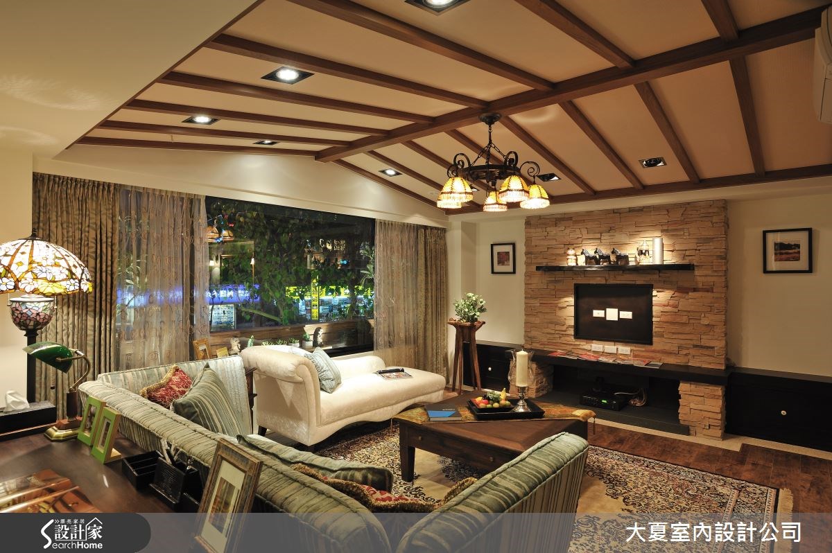 44坪老屋(16~30年)＿鄉村風客廳案例圖片＿大夏室內設計公司＿大夏_05之5