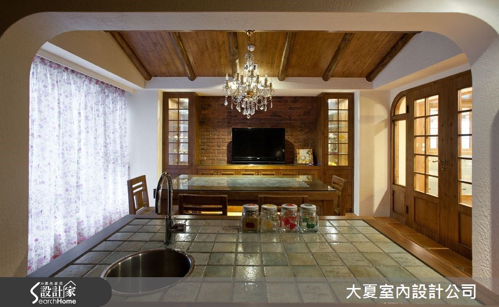 88坪新成屋(5年以下)＿鄉村風餐廳吧檯案例圖片＿大夏室內設計公司＿大夏_12之7