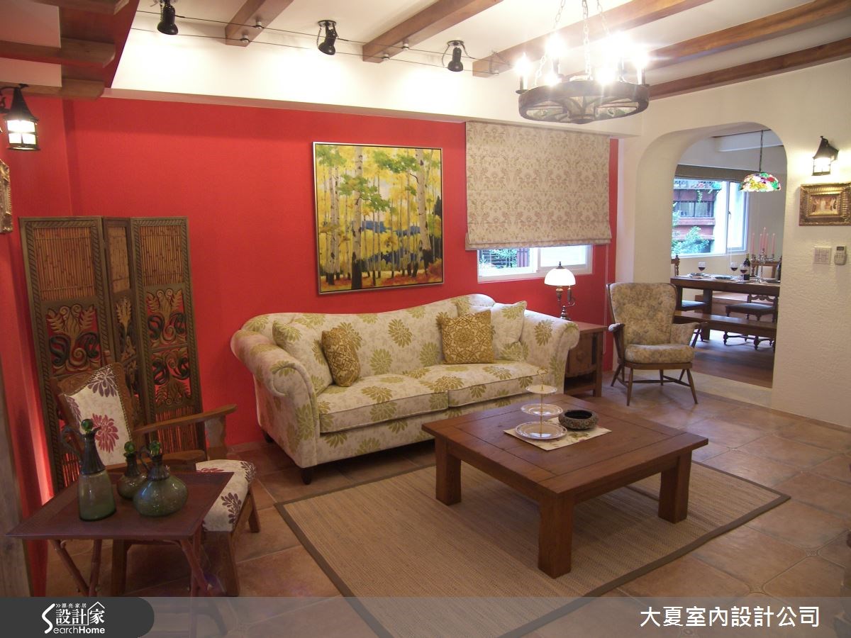 48坪中古屋(5~15年)＿鄉村風客廳案例圖片＿大夏室內設計公司＿大夏_14之722