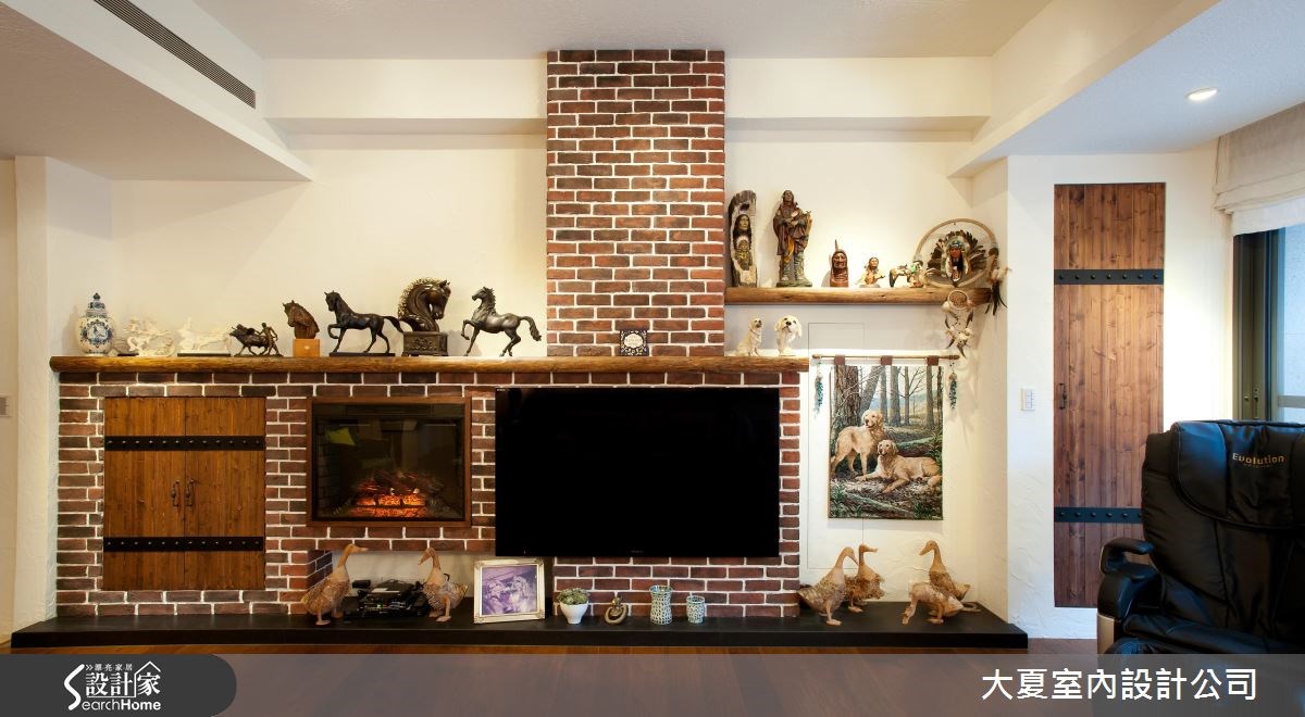 95坪新成屋(5年以下)＿鄉村風客廳案例圖片＿大夏室內設計公司＿大夏_15之5
