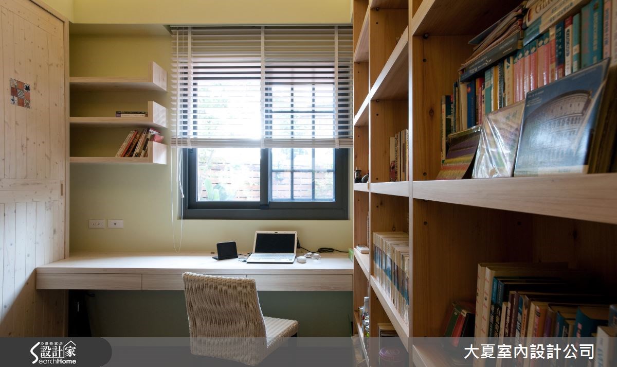 95坪新成屋(5年以下)＿鄉村風書房案例圖片＿大夏室內設計公司＿大夏_15之13