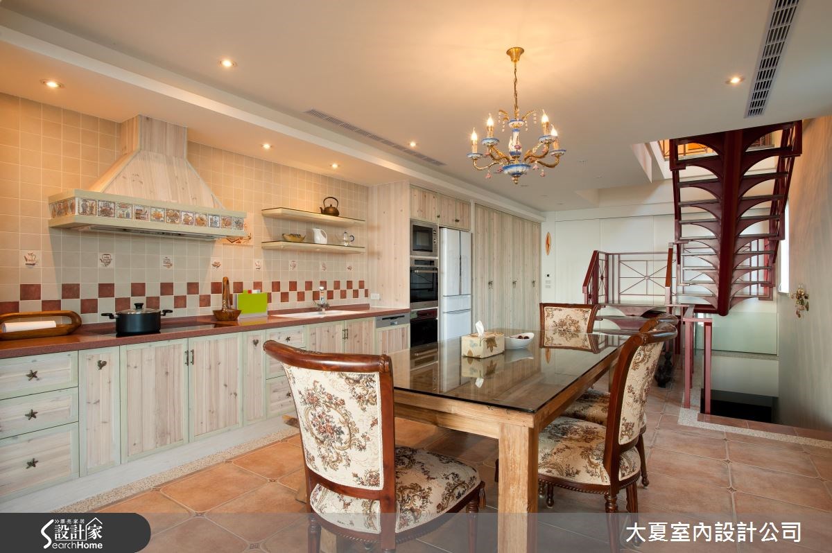 90坪老屋(16~30年)＿鄉村風餐廳廚房案例圖片＿大夏室內設計公司＿大夏_16之5