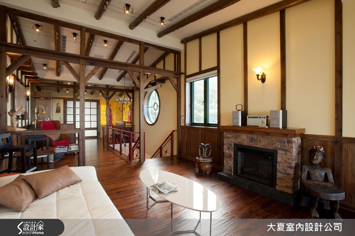 90坪老屋(16~30年)＿鄉村風客廳案例圖片＿大夏室內設計公司＿大夏_16之9