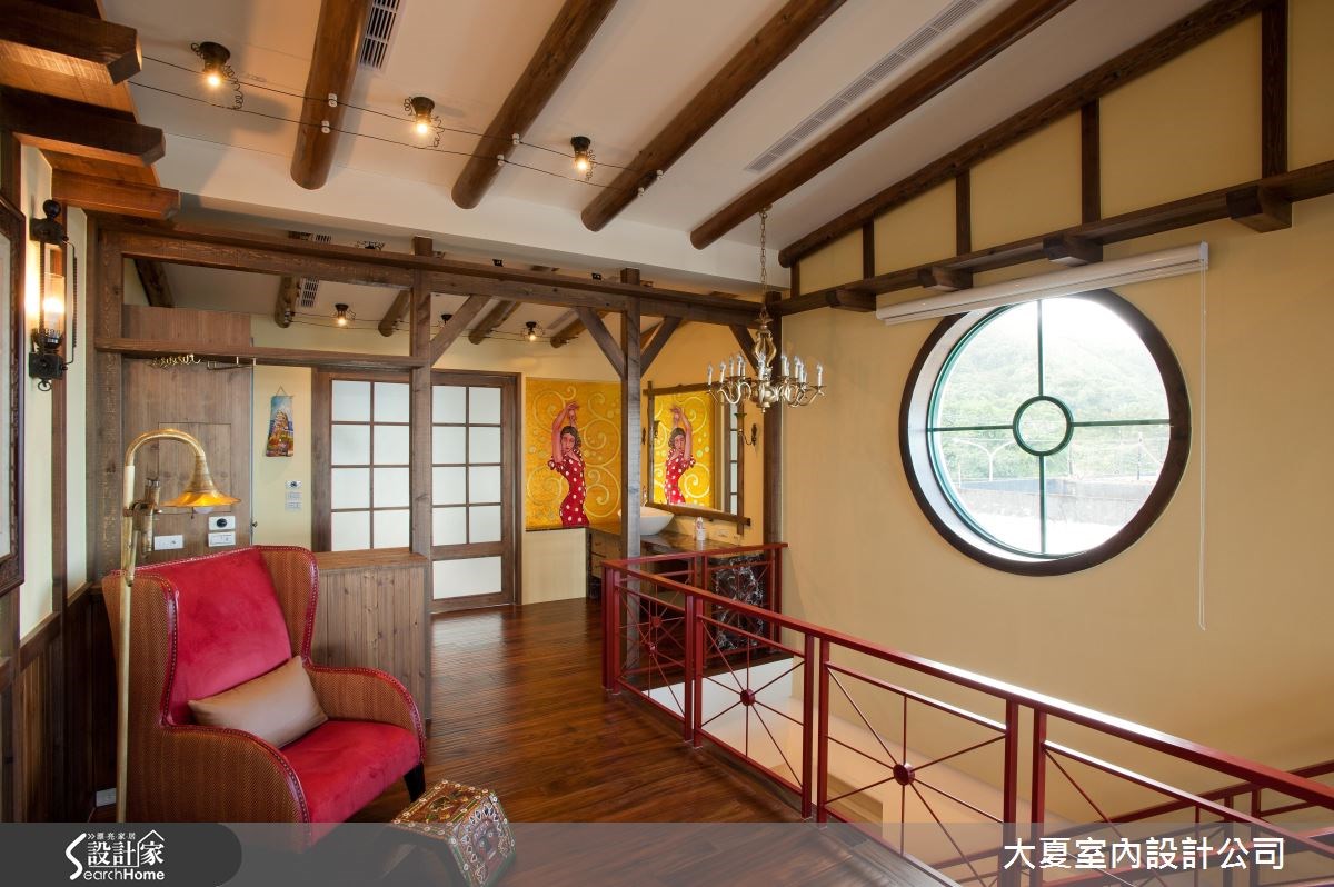 90坪老屋(16~30年)＿鄉村風走廊案例圖片＿大夏室內設計公司＿大夏_16之13