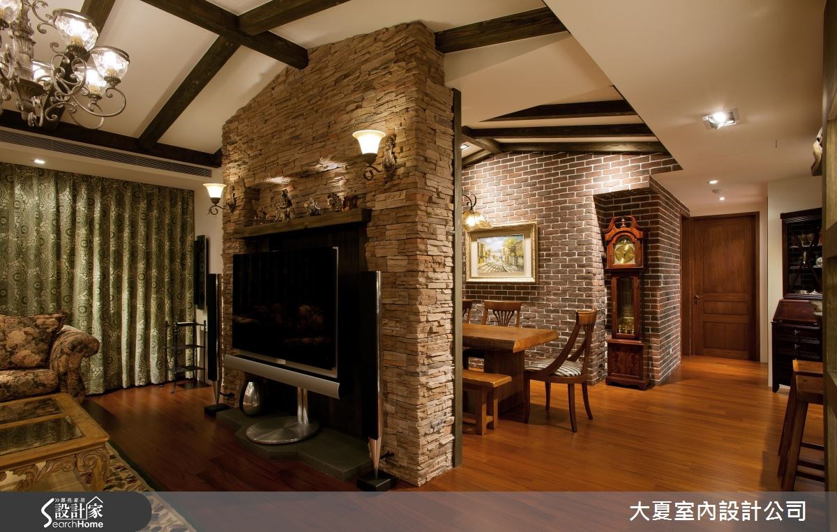 60坪新成屋(5年以下)＿鄉村風客廳案例圖片＿大夏室內設計公司＿大夏_17之8