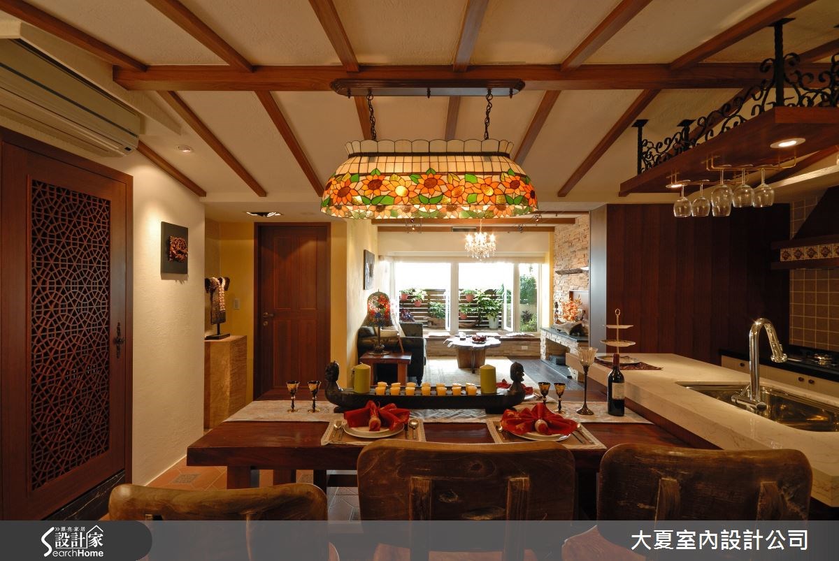 42坪老屋(16~30年)＿鄉村風餐廳吧檯案例圖片＿大夏室內設計公司＿大夏_18之6
