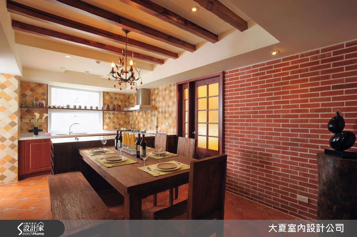 38坪中古屋(5~15年)＿鄉村風餐廳案例圖片＿大夏室內設計公司＿大夏_19之5