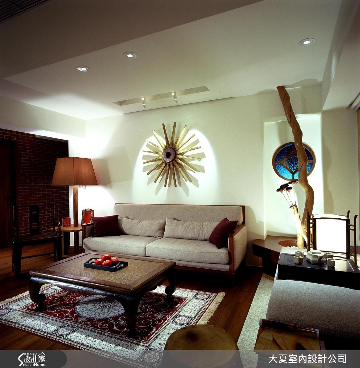 34坪老屋(16~30年)＿新中式風客廳案例圖片＿大夏室內設計公司＿大夏_20之2