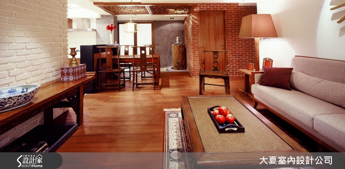 34坪老屋(16~30年)＿新中式風客廳餐廳案例圖片＿大夏室內設計公司＿大夏_20之3