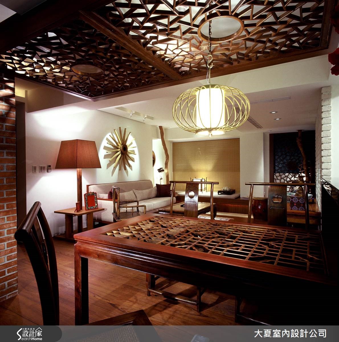 34坪老屋(16~30年)＿新中式風客廳餐廳案例圖片＿大夏室內設計公司＿大夏_20之5
