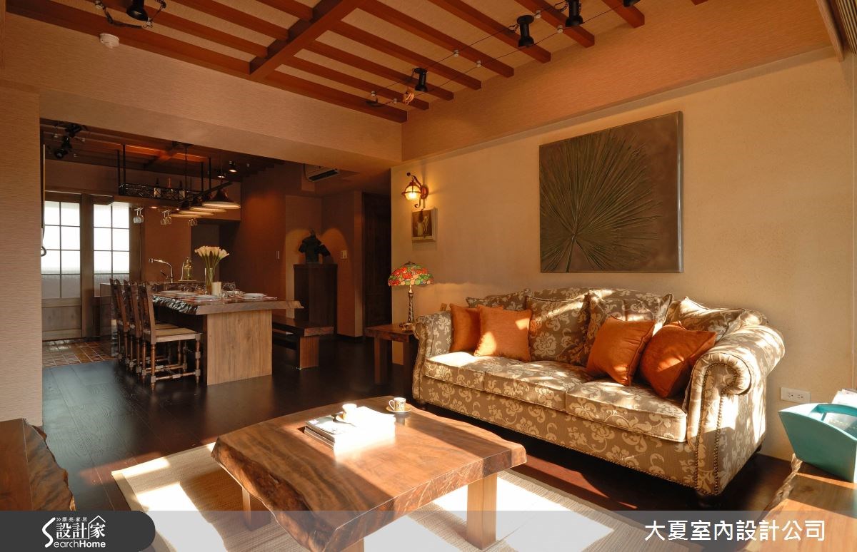 42坪中古屋(5~15年)＿鄉村風客廳餐廳案例圖片＿大夏室內設計公司＿大夏_23之3