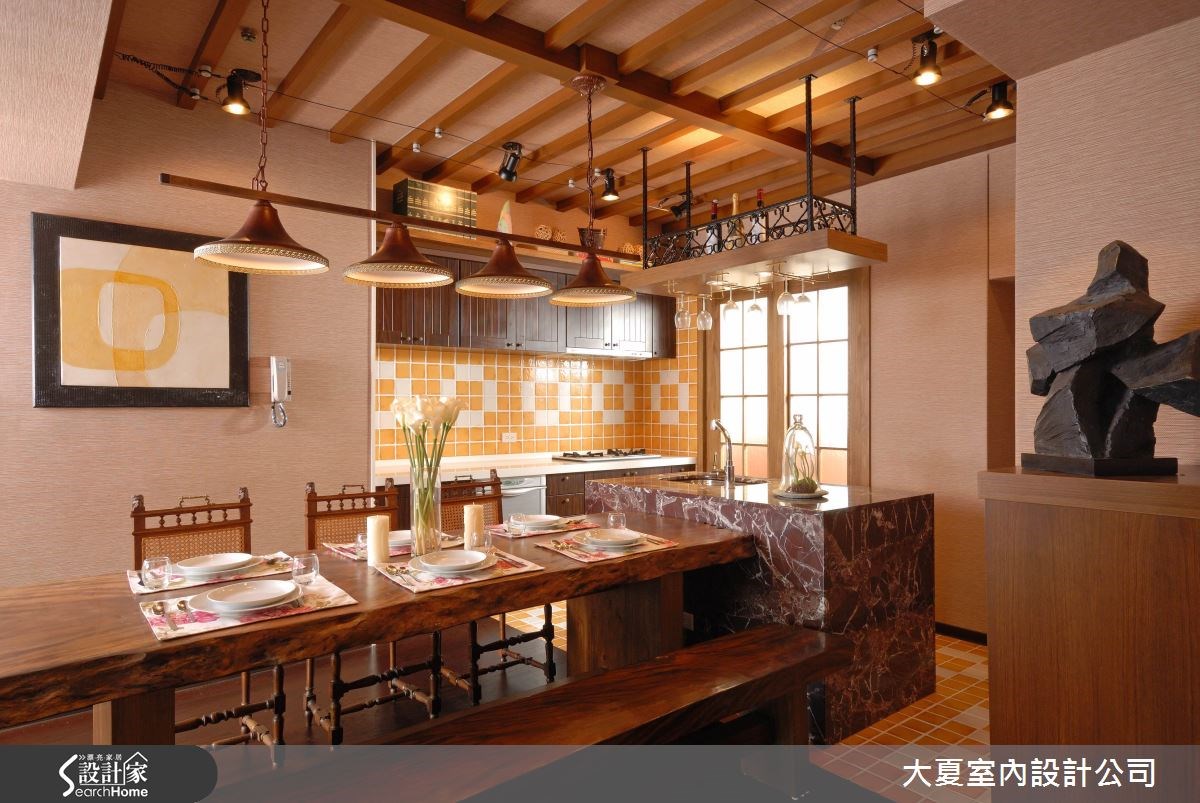 42坪中古屋(5~15年)＿鄉村風餐廳廚房案例圖片＿大夏室內設計公司＿大夏_23之6