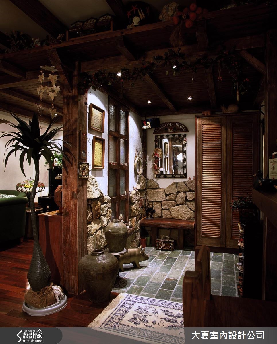 48坪中古屋(5~15年)＿鄉村風玄關案例圖片＿大夏室內設計公司＿大夏_24之1