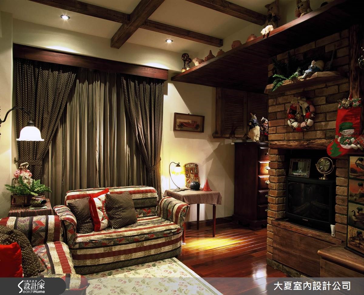 48坪中古屋(5~15年)＿鄉村風客廳案例圖片＿大夏室內設計公司＿大夏_24之4