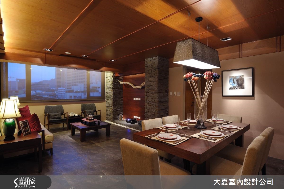 47坪中古屋(5~15年)＿人文禪風客廳餐廳案例圖片＿大夏室內設計公司＿大夏_25之2