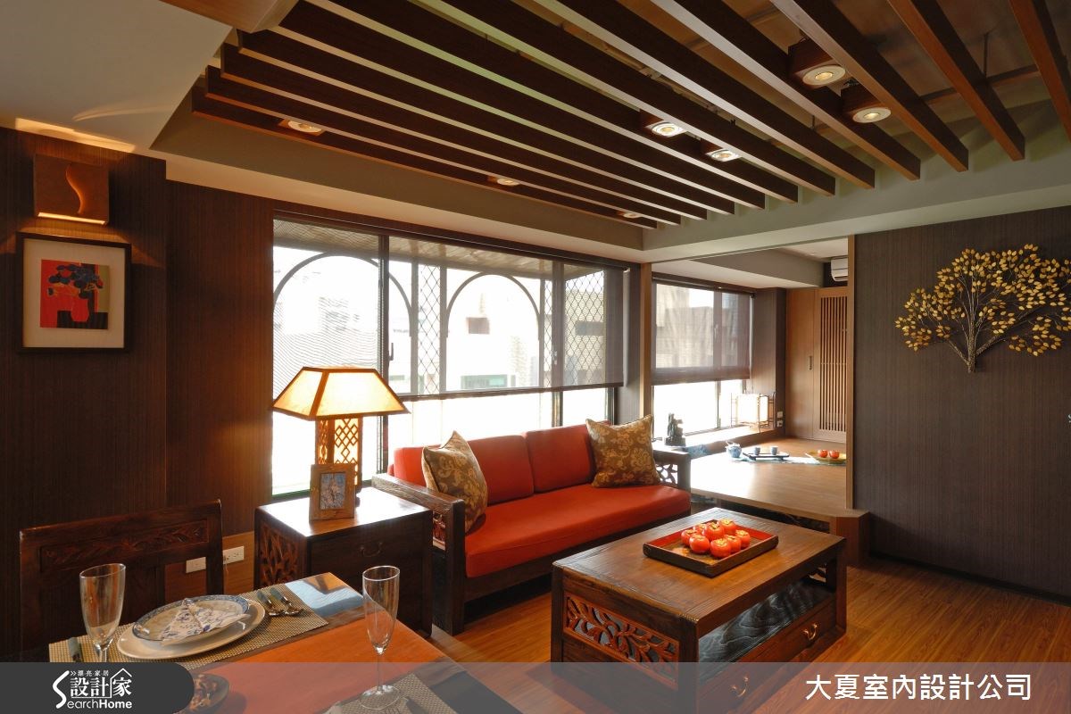 27坪中古屋(5~15年)＿人文禪風客廳案例圖片＿大夏室內設計公司＿大夏_26之2