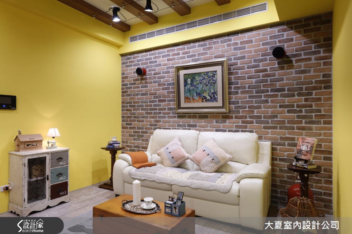 24坪新成屋(5年以下)＿鄉村風客廳案例圖片＿大夏室內設計公司＿大夏_29之2