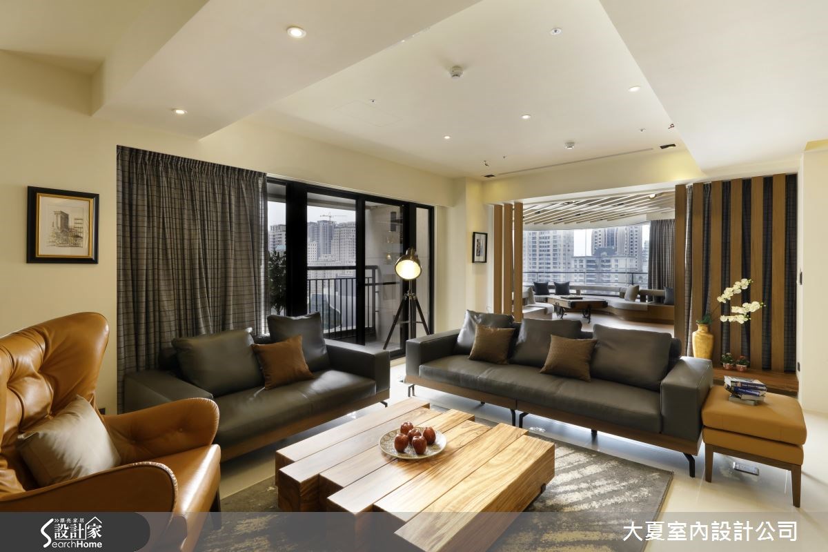 90坪新成屋(5年以下)＿人文禪風客廳案例圖片＿大夏室內設計公司＿大夏_30之4