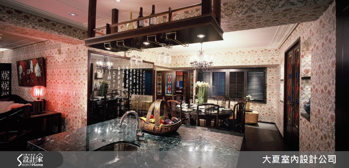 58坪中古屋(5~15年)＿新中式風餐廳吧檯案例圖片＿大夏室內設計公司＿大夏_31之11