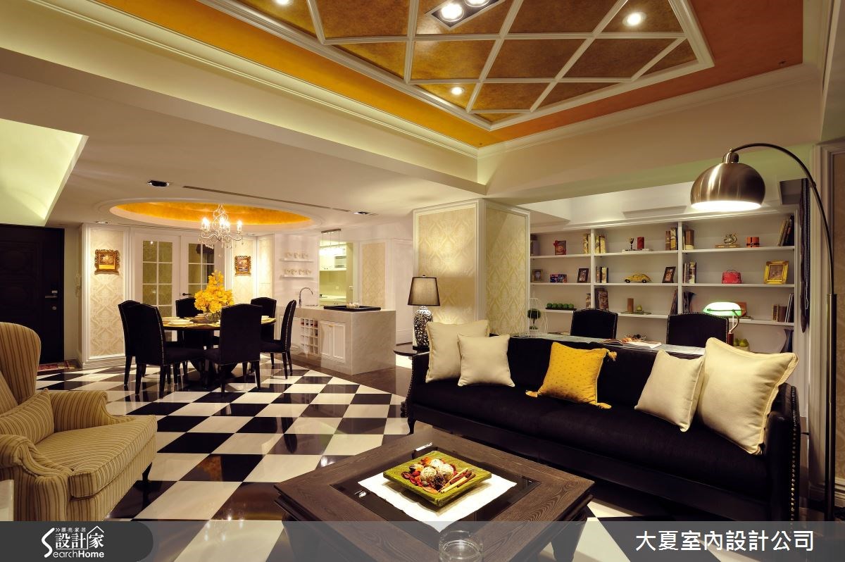 46坪中古屋(5~15年)＿新古典客廳餐廳案例圖片＿大夏室內設計公司＿大夏_32之3