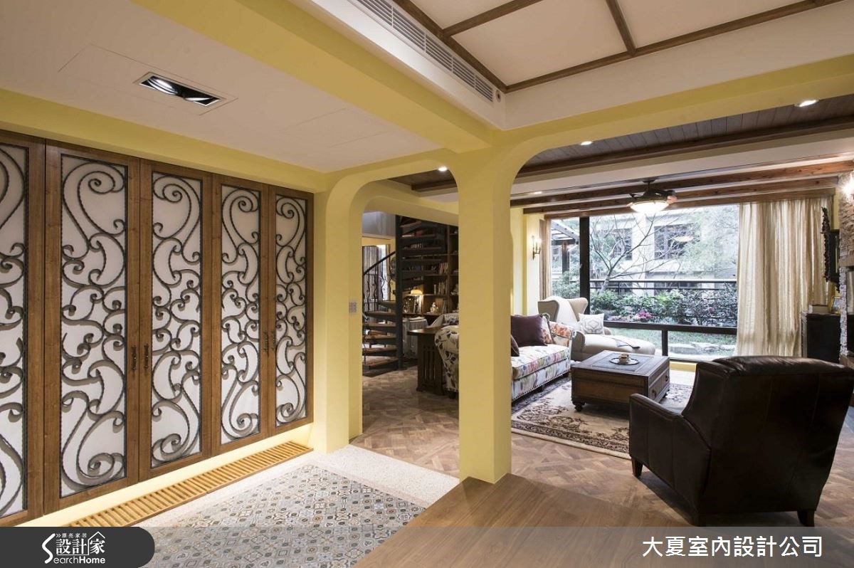 68坪新成屋(5年以下)＿鄉村風客廳案例圖片＿大夏室內設計公司＿大夏_37之16