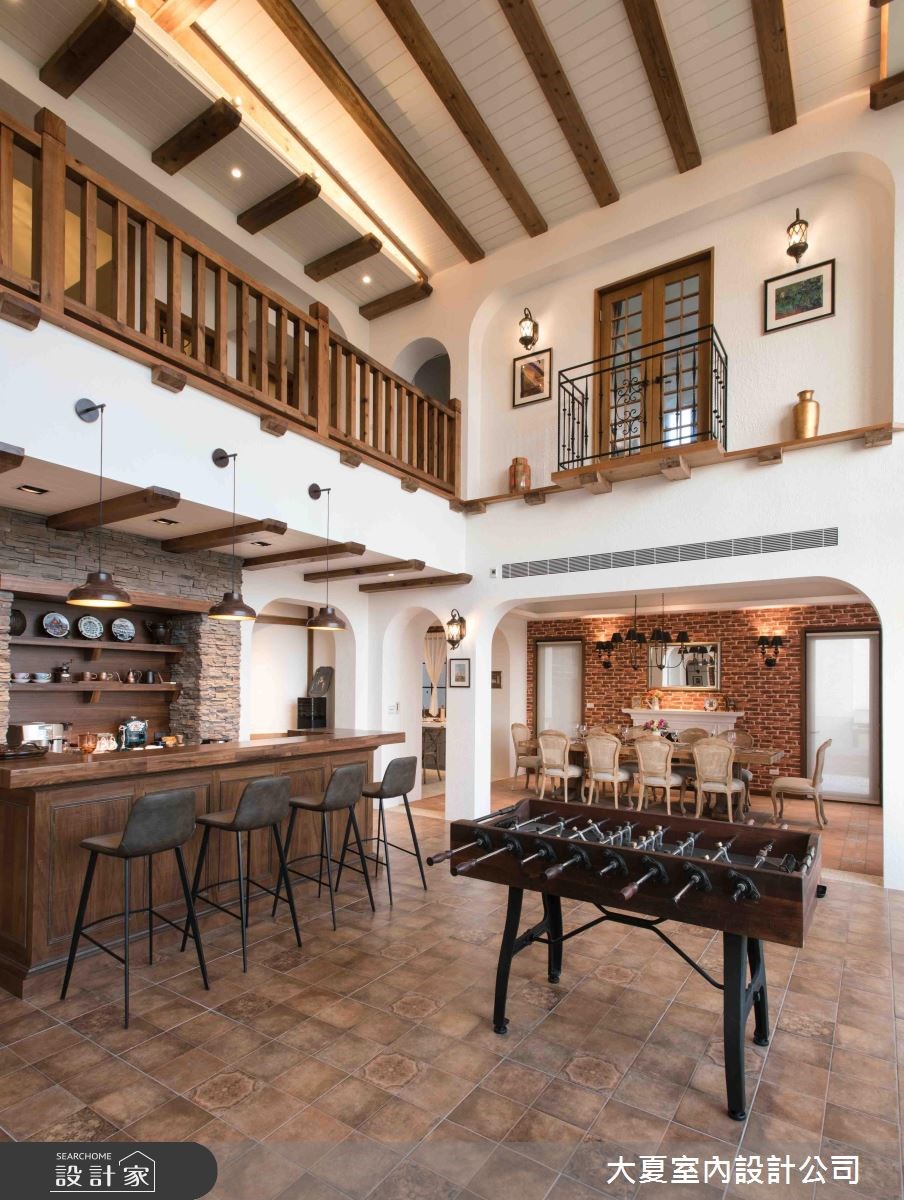 100坪新成屋(5年以下)＿鄉村風餐廳吧檯案例圖片＿大夏室內設計公司＿大夏_42之7
