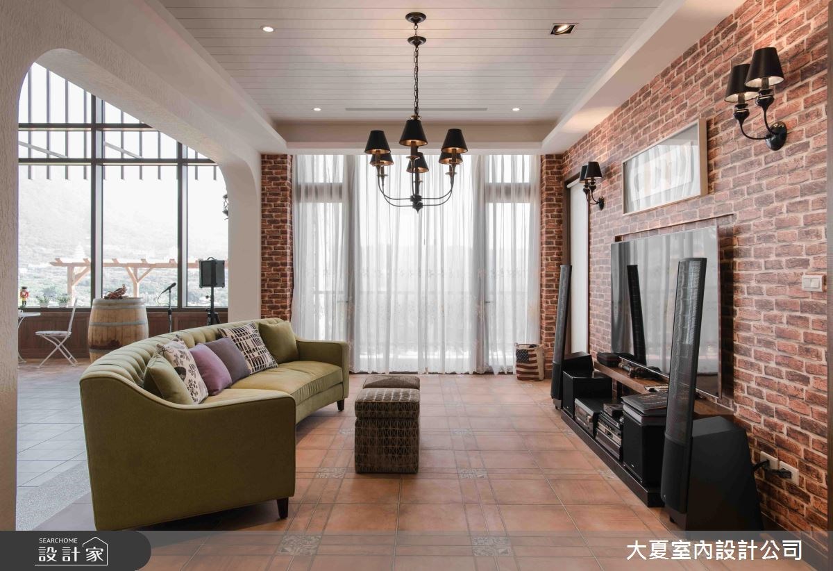 100坪新成屋(5年以下)＿鄉村風客廳案例圖片＿大夏室內設計公司＿大夏_42之9