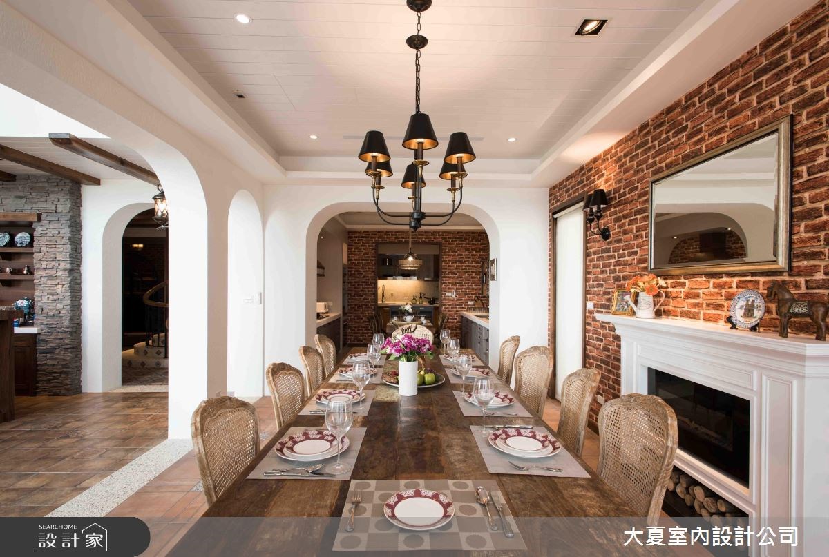 100坪新成屋(5年以下)＿鄉村風餐廳案例圖片＿大夏室內設計公司＿大夏_42之12
