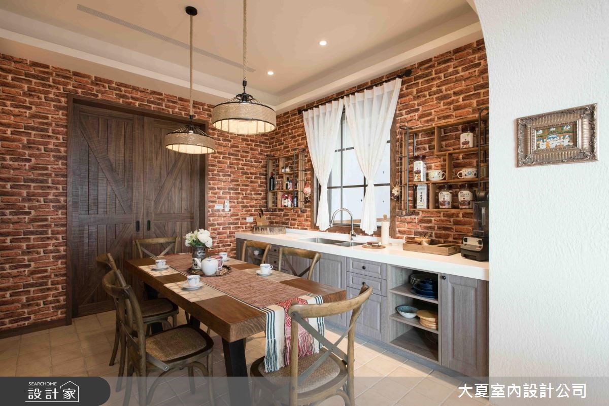 100坪新成屋(5年以下)＿鄉村風餐廳案例圖片＿大夏室內設計公司＿大夏_42之14