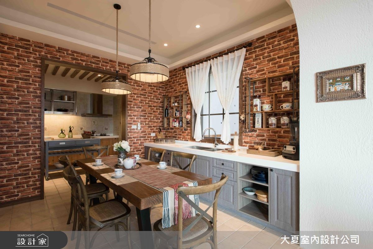 100坪新成屋(5年以下)＿鄉村風餐廳案例圖片＿大夏室內設計公司＿大夏_42之15