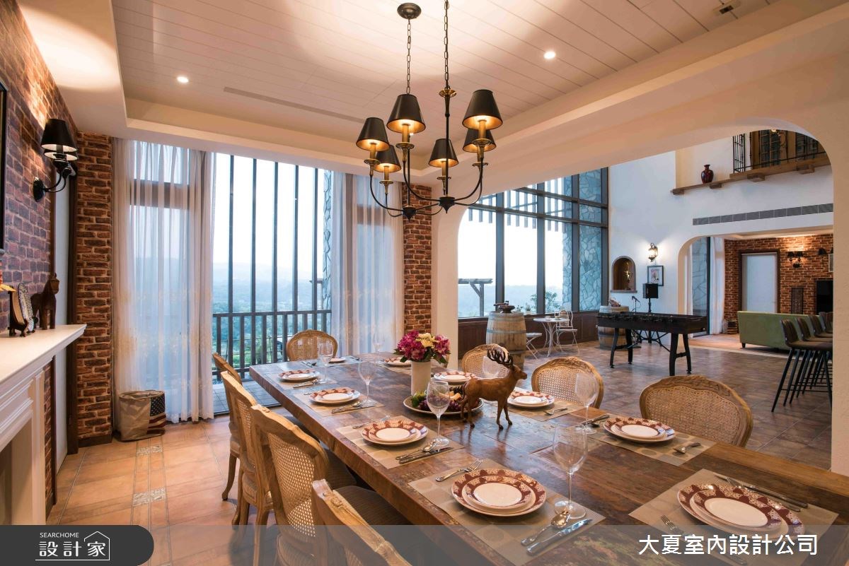 100坪新成屋(5年以下)＿鄉村風餐廳案例圖片＿大夏室內設計公司＿大夏_42之17