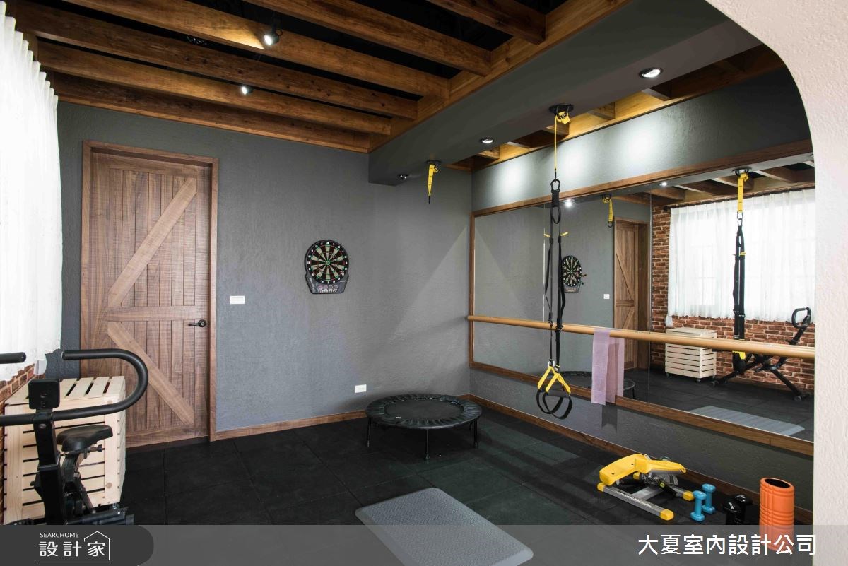 100坪新成屋(5年以下)＿鄉村風家庭健身房案例圖片＿大夏室內設計公司＿大夏_42之18