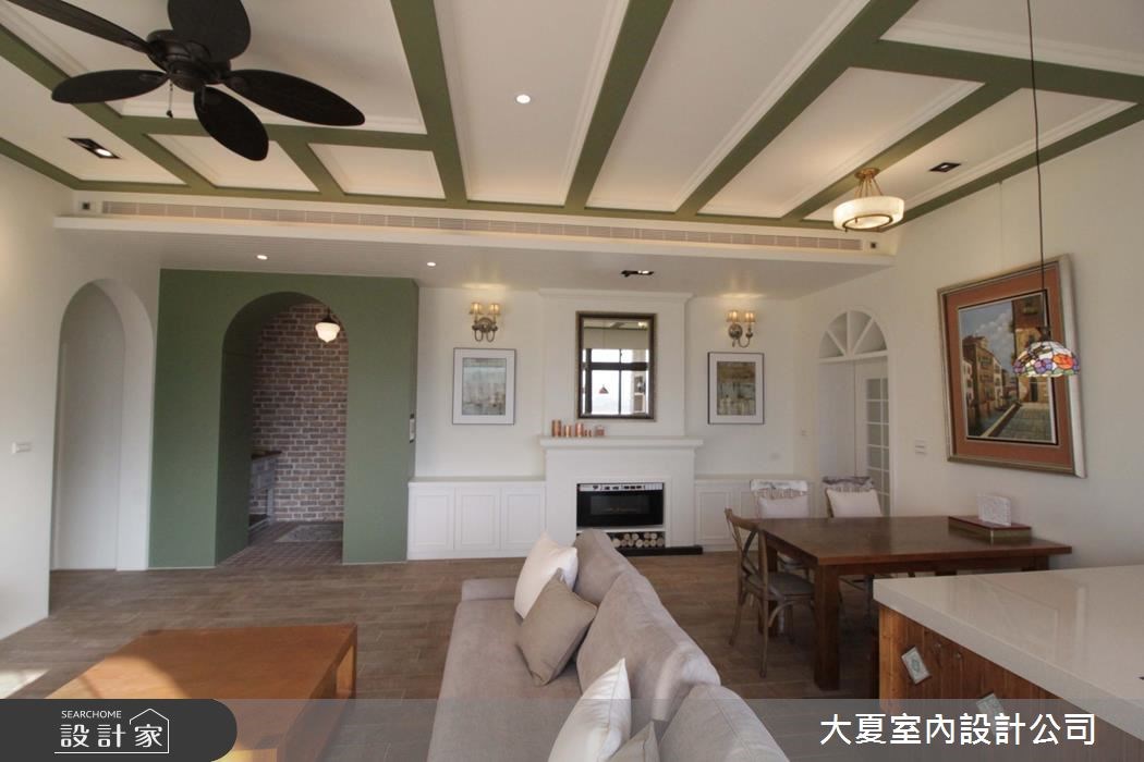 60坪新成屋(5年以下)＿鄉村風客廳餐廳案例圖片＿大夏室內設計公司＿大夏_43之3